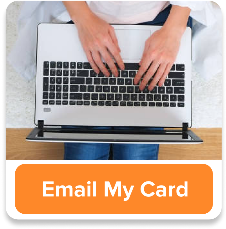 form input send email card image